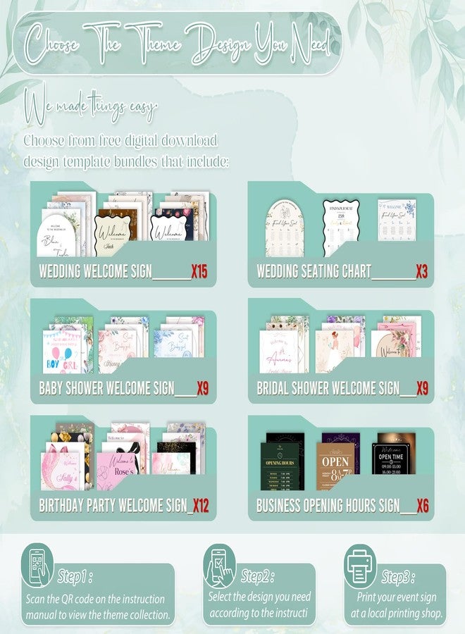 أور ورم حامل لافتة ترحيبية لحفل زفاف OurWarm White، حامل لافتة ترحيبية قابل للتعديل، حامل معدني بطول 68.9 بوصة للافتات الزفاف، وأعياد الميلاد، وحفلات استقبال المولود، وحفلات الكشف عن جنس المولود، والفعاليات التجارية - Image 5